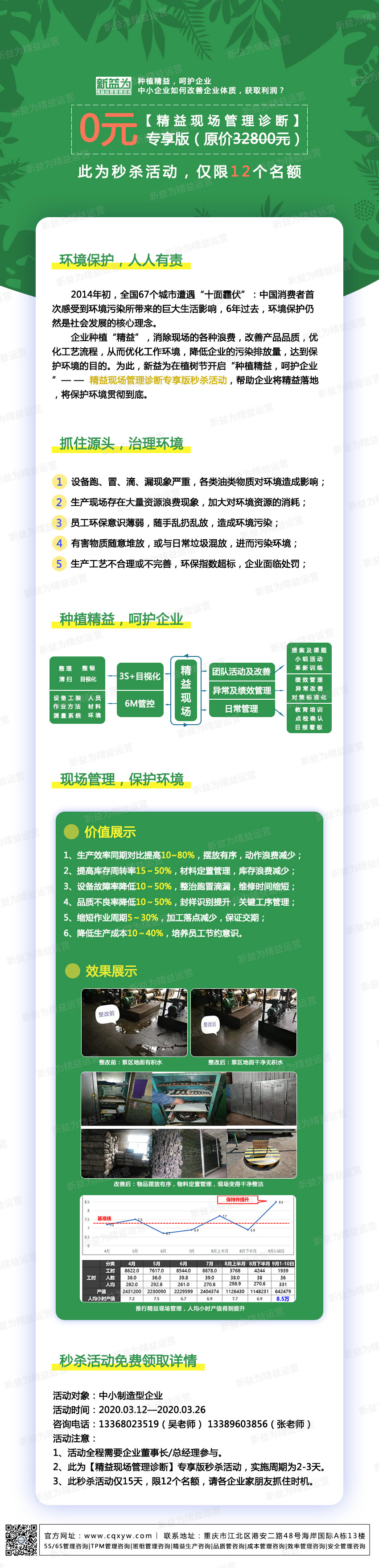 種植精益，呵護(hù)企業(yè)——精益現(xiàn)場管理診斷專享版秒殺活動
